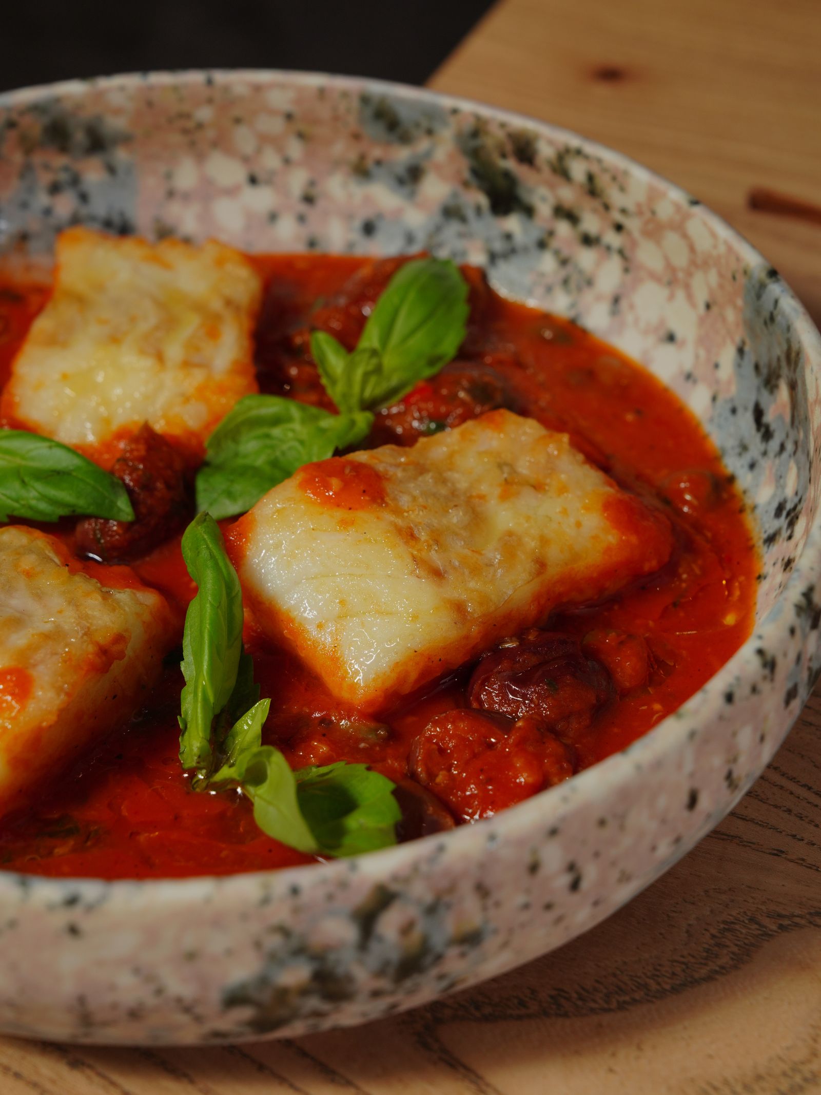 Bacalao - dorsz w pomidorach